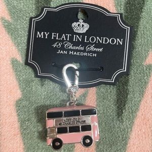 NWT MFIL Double Decker Bus Charm